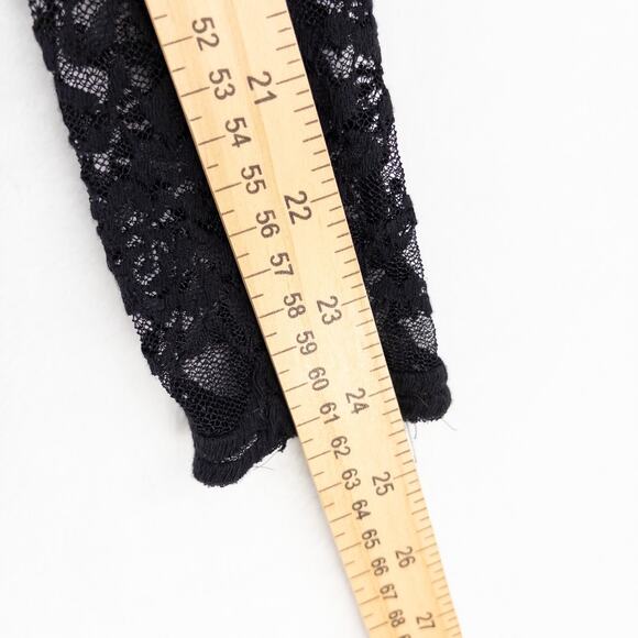 VENUS Y2K Dress S Leopard Lace Animal Print Long Sleeve Chain Tie Sheer Stretch - Picture 8 of 10